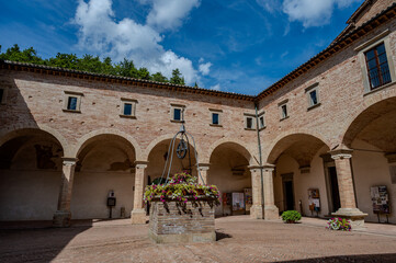 Obraz premium Gubbio, Umbria. The Basilica of S. Ubaldo