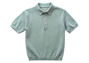 Naklejka premium Knit polo top isolated on white background