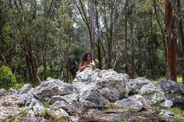 Hiking and recreation in the city's green lung. A walk through Waraira Repano National Park. Traveling through Caracas, Venezuela, Cerro el Ávila