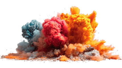 Colorful explosion of vibrant hues (2)