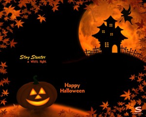  Spooky Halloween Night Story Starter: Haunted House, Jack-o'-Lantern & Bats Under a Full Moon - Perfect for Creative Writing & Seasonal Fun