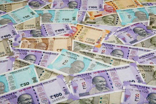 Indian currency notes  for background use