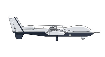 Unmanned aerial vehicle reconnaissance surveillance military aircraft with advanced technology