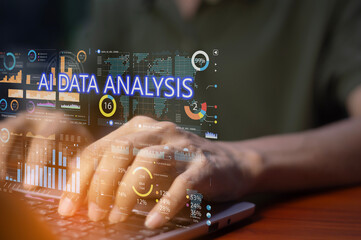 The concept of using AI in data analysis