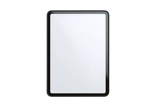 Blank rectangular tablet, black frame