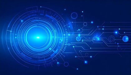 Futuristic Digital Technology Background