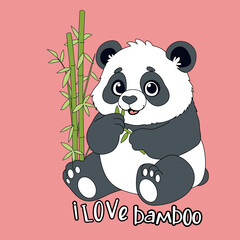 cute panda print.eps
