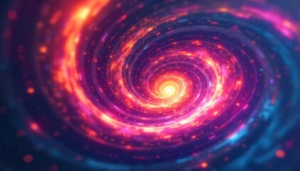 Abstract swirling vortex of blurred colors creating a mesmerizing, dynamic visual effect, perfect for backgrounds or design elements Ideal for motion, energy, and cosmic themes , vortex, artistic