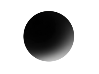 Dark sphere with subtle gradient