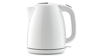 Sleek White Electric Kettle for Modern Kitchens: Efficient Heating and Elegant Design for Your Beverage Needs and Culinary Creations