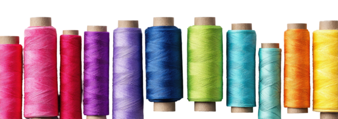 Spools of colorful thread (2)