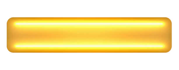 Horizontal, glowing, gold-yellow neon-style rectangle