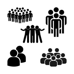 people icons set