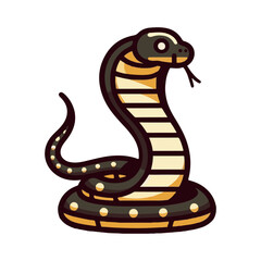 Fototapeta premium cobra snake illustration design