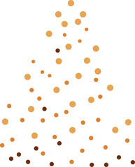 Abstract Christmas Tree Dots