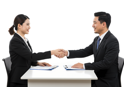 Business People Handshake Agreement Deal Contract Meeting