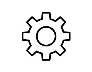 Simple gear icon