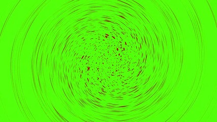 A swirling vortex of green with hints of red creating a hypnotic abstract background effect loop video - Powered by Adobe