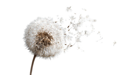 Dandelion seed head scattering