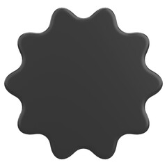 Price tag. Price label. 3D illustration.