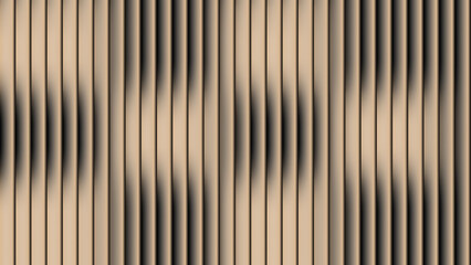 Obraz premium Abstract Backgroundn elegant and neutral pattern of vertical, tan bars with a subtle black gradient, creating a three-dimensional glass effect