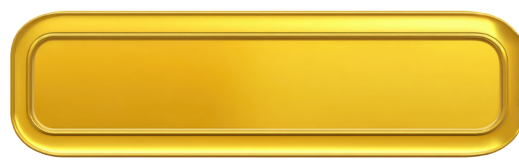 Gold rectangular button with beveled edges (1)