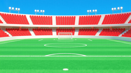 Obraz premium empty stadium seats