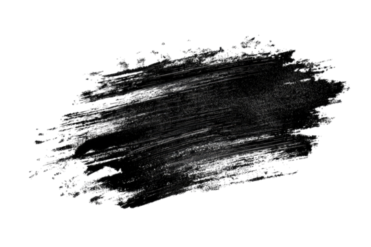 Abstract, dark, textured brushstroke