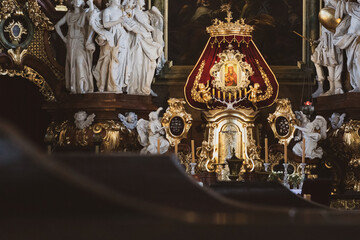 Ołtarz główny w Krzeszowie