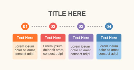 Infographics list Creative Timeline Flat Design Infographic for Process Explanation or Instructional Guide