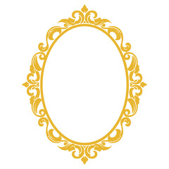 Oval Frame Ornament