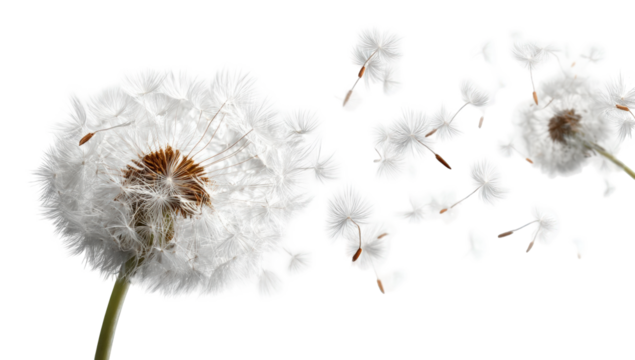 Dandelion seeds dispersing (7)