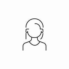 generic person icon icon sign vector