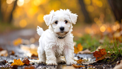 Beautiful and cute poodle puppies