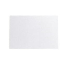 Blank, light gray, rectangular piece of paper