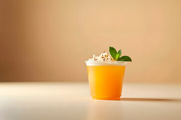 Iced Drink in Plastic Cup