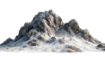 Snowy mountain range