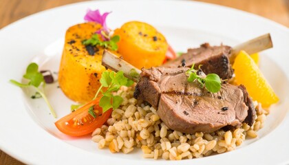 Lamb and Barley Salad
