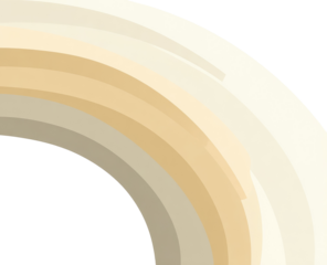 Abstract curved shape with a gradient of beige and light gray tones