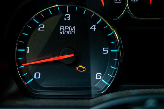 check engine light as a warning that something is wrong with vehicle 