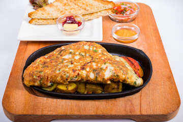 grilled chicken breast with vegetables