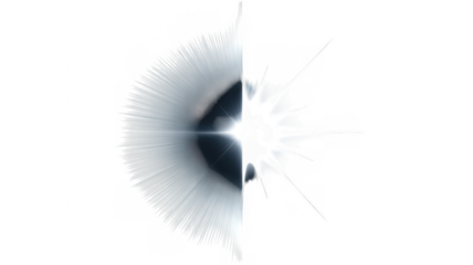 Ai generated image of abstract sshaped smoke plume isolated on transparent background