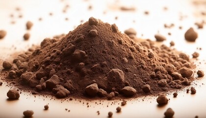 loose clumps of brown soil