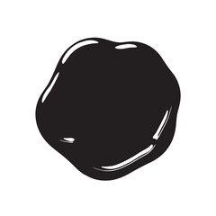 Ink Splatter Graphic Black and white illustration