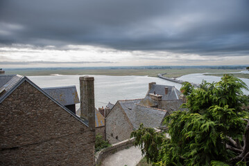 Mont Saint Michel the the incredible abbey, later prison, in the middle of the sea