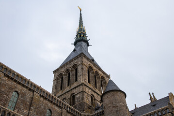 Mont Saint Michel the the incredible abbey, later prison, in the middle of the sea