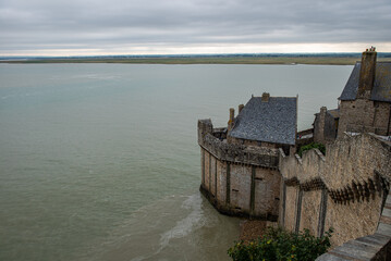 Mont Saint Michel the the incredible abbey, later prison, in the middle of the sea