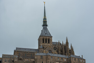 Mont Saint Michel the the incredible abbey, later prison, in the middle of the sea