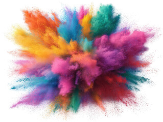 Colorful powder explosion (1)