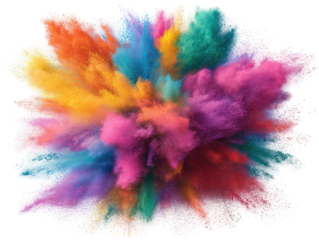 Colorful powder explosion (1)